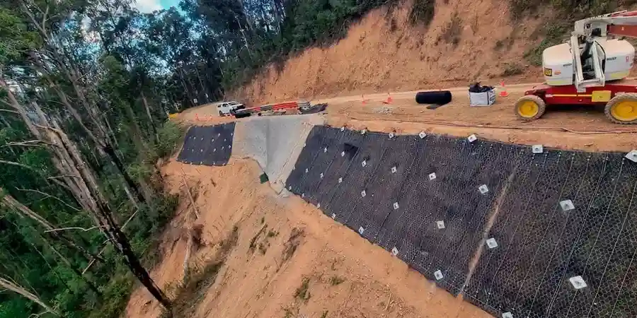 Illustrative image of Slope stability analysis in Orange California