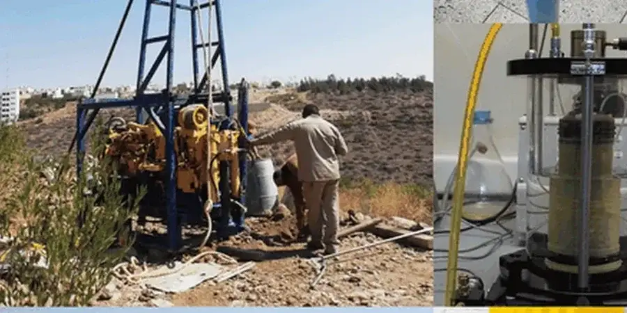 Illustrative image of Soil mechanics study in Orange California