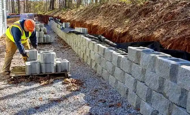 Illustrative image of Retaining wall design in Orange California